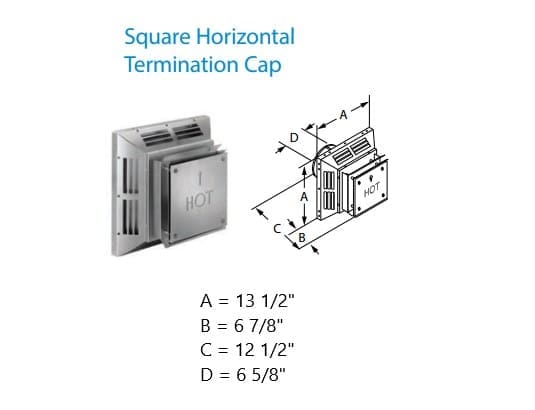 Duravent 46DVA-HC Termination Cap (aluminum)