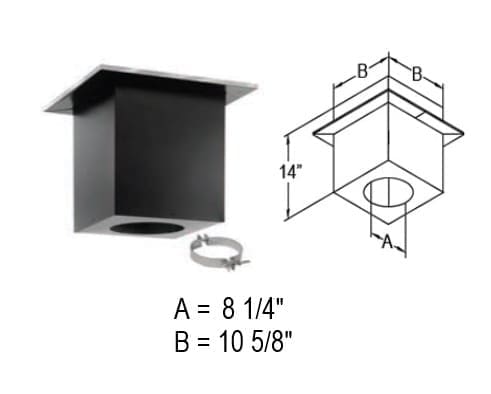 Duravent 58DVA-CS Cathedral Ceiling Support Box