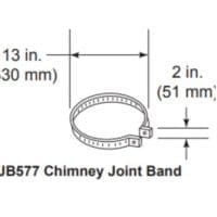 Majestic JB577 Chimney Joint Band