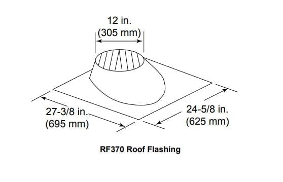 Majestic RF370 Roof Flashing