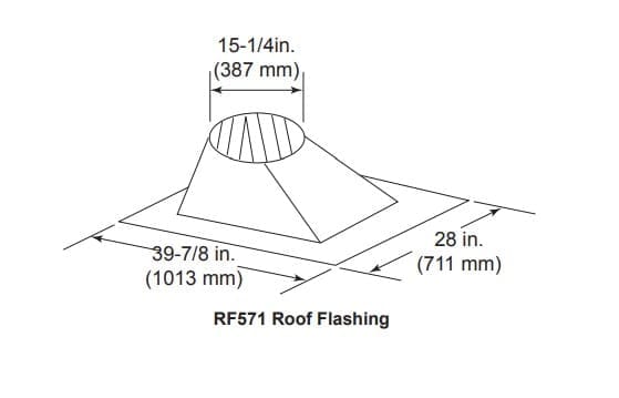 Majestic RF571 Roof Flashing