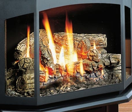 Kingsman Fireplaces LOGF35-Fibre-Oak-Log-Set