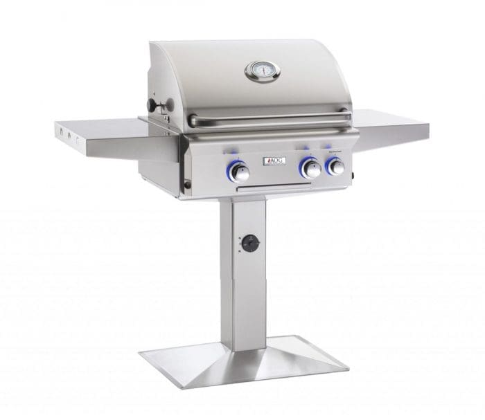 AOG 24NPL 24 L-Series Patio Base Post Mount Grill