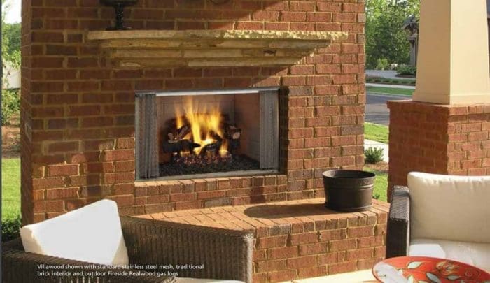 Majestic Villawood Outdoor Wood Fireplace