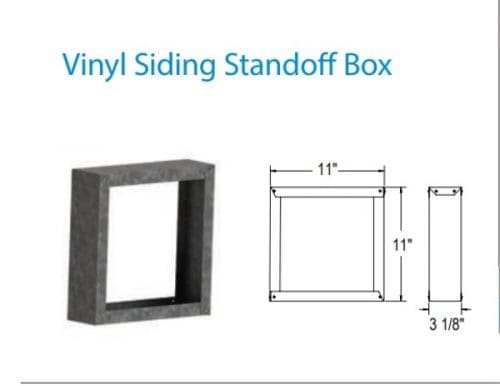 Duravent DVA-BVS Vinyl Siding Standoff Box