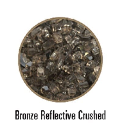 EEmpire Bronze Reflective Crushed Glass
