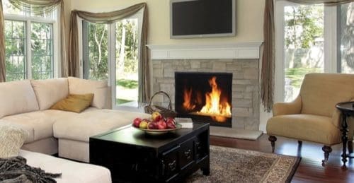 Superior DRC6300 Direct-Vent Contemporary Fireplace