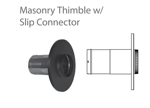 DURAVENT 8DLR-MTSC1 Masonry Thimble w/ Slip Connector