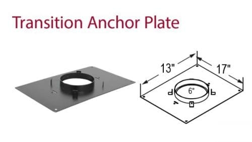 Duravent Duratech 6DT-AP13x21 Transition Anchor Plate