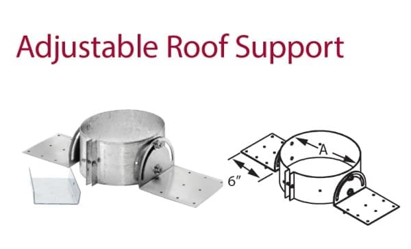 Duravent Duratech 6DT-ARS Adjustable Roof Support