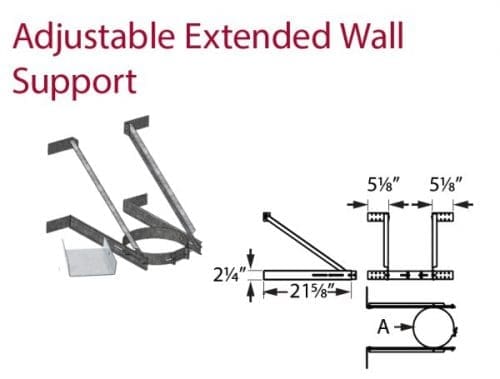 Duravent Duratech 6DT-XWS Extended Wall Support
