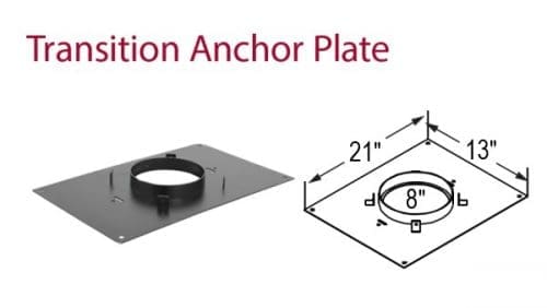 Duravent Duratech 8DT-AP13x21 Transition Anchor Plate