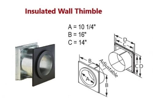 Duravent Duratech 8DT-IWT Insulated Wall Thimble