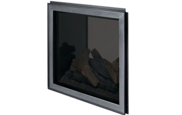Superior Fireplaces Outdoor Window Kit (Dark-Tinted Tempered Glass) With Outdoor Barrier