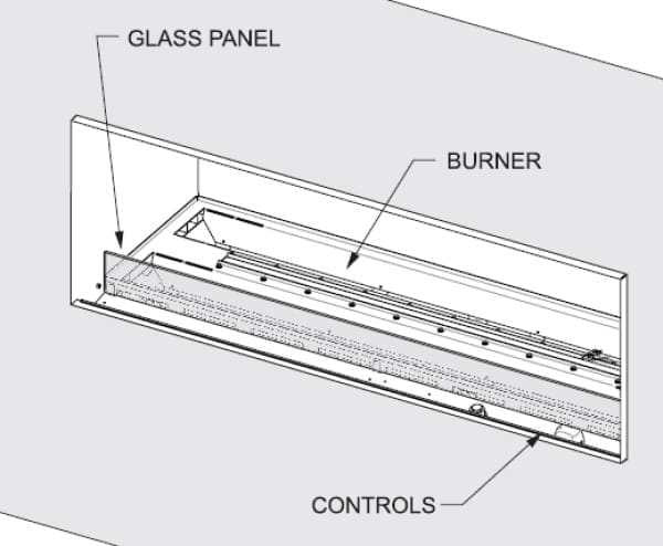Empire Weather Deflector Glass Panel