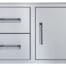 Broilmaster BSAW3422SD 34x22 single door double drawer