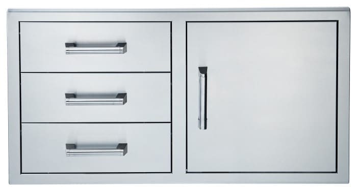 Broilmaster BSAW4222ST 42x22 single door triple drawers