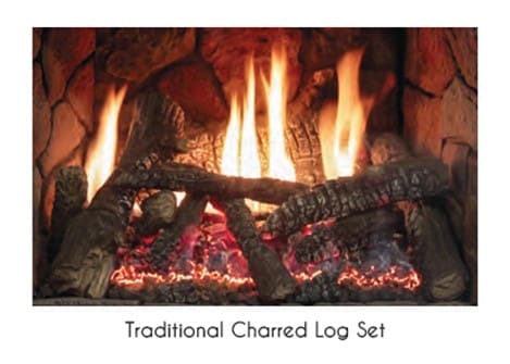 EMPIRE Traditional Charred Log Set