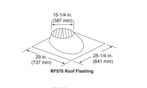 Majestic RF570 Roof Flashing