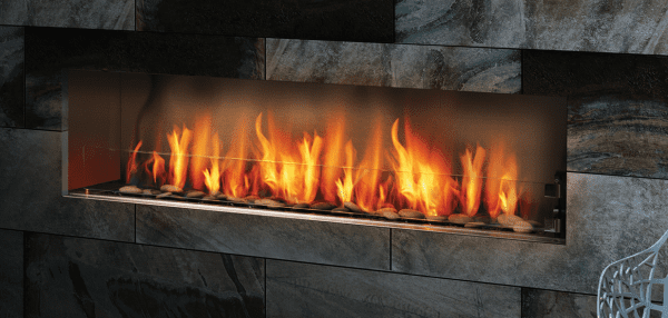 Barbara Jean OFP4336S1N Vent Free Linear Outdoor Fireplace