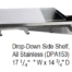 Broilmaster DPA153 Stainless Steel Side Shelf