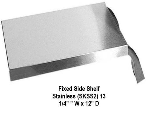 Broilmaster SKSS2 Stainless Steel Fixed Side Shelf