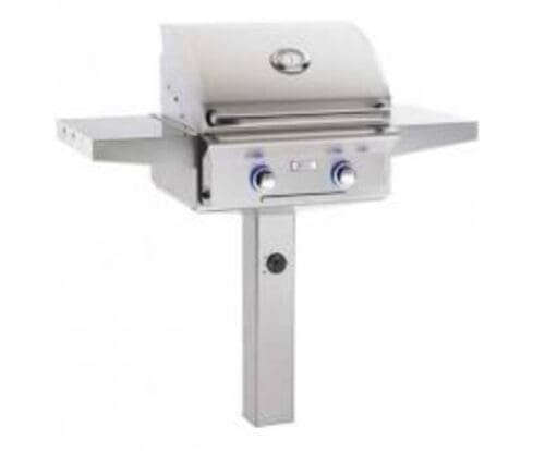 AOG 24NGL-OOSP 24 L-Series In-Ground Post Mount Grill