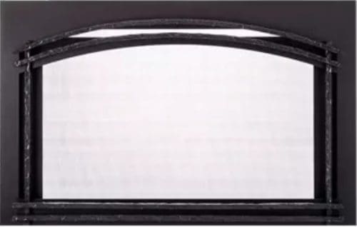 Majestic FA-TRI25-BK Black Forged Arch screen front