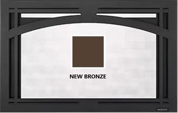 Majestic TA-TRI35-NB New Bronze Tuscan Arch screen front